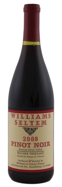 2008 Williams Selyem Bucher Vineyard Pinot Noir, 750ml