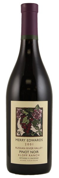 2001 Merry Edwards Klopp Ranch Pinot Noir, 750ml