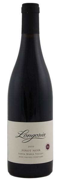 2010 Longoria Bien Nacido Vineyard Pinot Noir, 750ml
