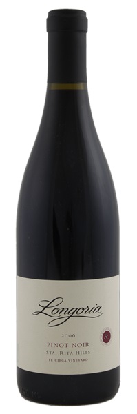 2006 Longoria Fe Ciega Vineyard Pinot Noir, 750ml