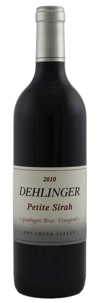 2010 Dehlinger Guadagni Bros. Vineyard Petite Sirah, 750ml