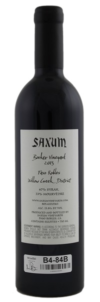 2013 Saxum Booker Vineyard, 750ml