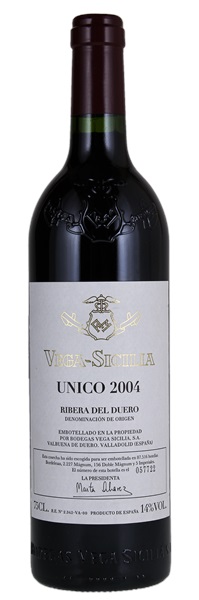 2004 Vega Sicilia Unico, 750ml