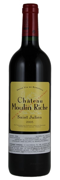 2005 Château Moulin Riche, 750ml