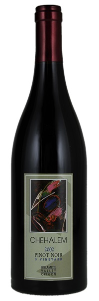 2002 Chehalem Three Vineyard Pinot Noir, 750ml