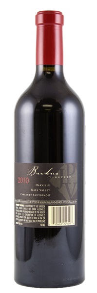 2010 Joseph Phelps Backus Vineyard Cabernet Sauvignon, 750ml