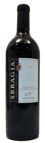 2002 Sbragia Family Vineyards Andolsen Vineyard Cabernet Sauvignon, 750ml