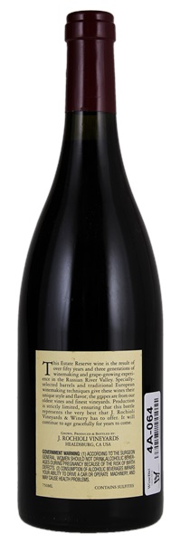 1995 Rochioli Three Corners Vineyard Reserve Pinot Noir, 750ml