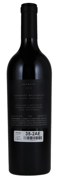 2013 Barbour Cabernet Sauvignon, 750ml