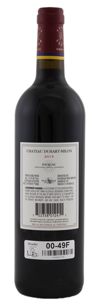 2013 Château Duhart-Milon-Rothschild, 750ml