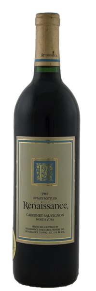 1987 Renaissance North Yuba Cabernet Sauvignon, 750ml