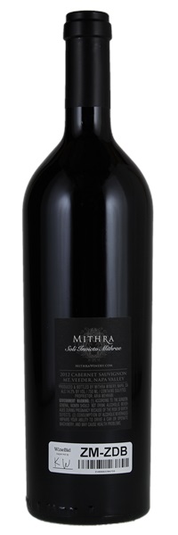 2012 Mithra Cabernet Sauvignon, 750ml