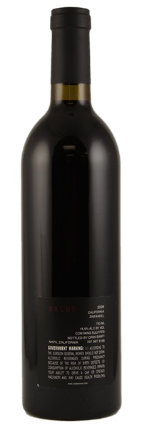 2009 The Prisoner Wine Company Saldo Zinfandel, 750ml