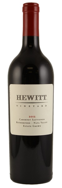 2012 Hewitt Vineyard Rutherford Cabernet Sauvignon, 750ml