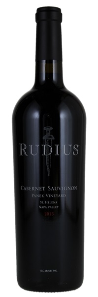 2013 Rudius Panek Vineyard Cabernet Sauvignon, 750ml