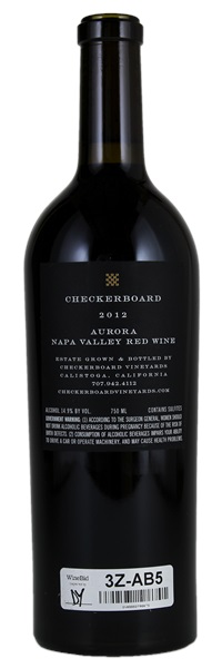 2012 Checkerboard Vineyard Aurora Red, 750ml