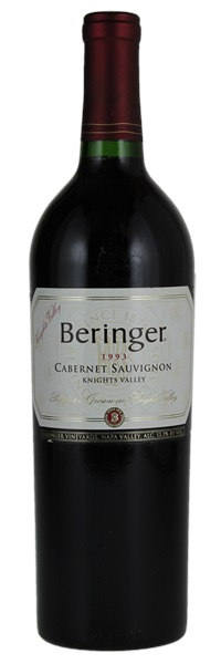 1993 Beringer Knights Valley Cabernet Sauvignon, 750ml