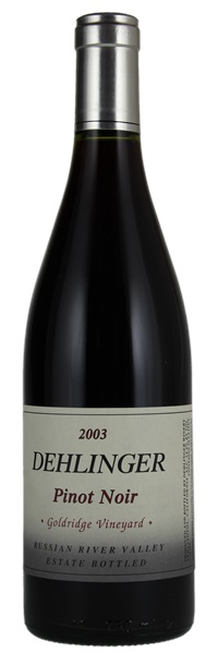 2003 Dehlinger Goldridge Vineyard Pinot Noir, 750ml