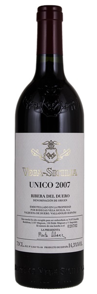 2007 Vega Sicilia Unico, 750ml