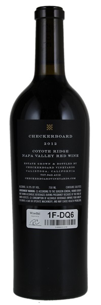 2012 Checkerboard Vineyard Coyote Ridge Vineyard Red