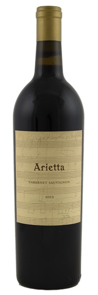 2012 Arietta Cabernet Sauvignon, 750ml