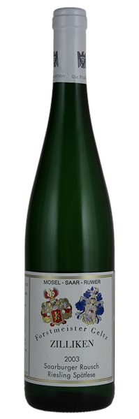 2003 Forstmeister Geltz-Zilliken Saarburger Rausch Riesling Spatlese #8, 750ml