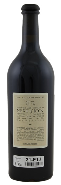 2010 Sine Qua Non Next Of Kyn No. 4 Red, 750ml