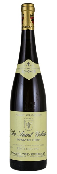 1995 Zind-Humbrecht Pinot Gris Rangen de Thann Clos St. Urbain, 750ml