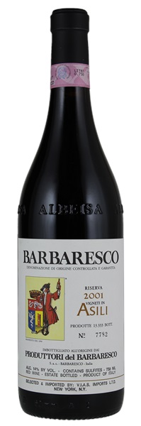 2001 Produttori del Barbaresco Barbaresco Asili Riserva, 750ml