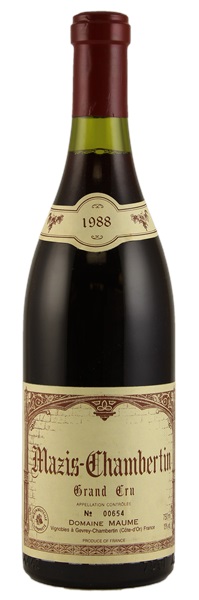 1988 Domaine Maume Mazis-Chambertin, 750ml