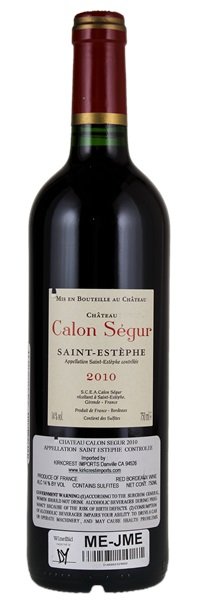 2010 Château Calon-Segur, 750ml