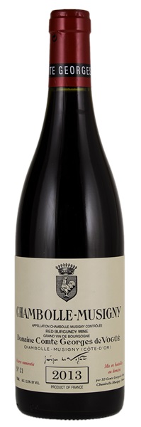 2013 Comte de Vogue Chambolle-Musigny, 750ml