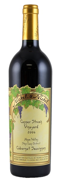 2006 Nickel and Nickel Copper Streak Vineyard Cabernet Sauvignon, 750ml