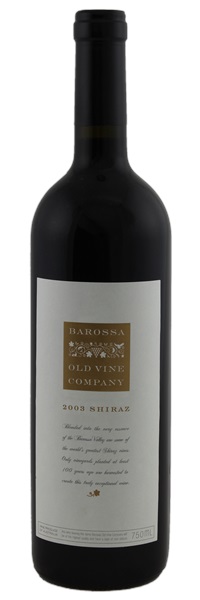 2003 Barossa Old Vine Wine Co. Shiraz, 750ml