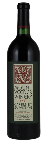 1983 Mount Veeder Cabernet Sauvignon, 750ml