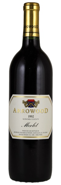 1992 Arrowood Sonoma County Merlot, 750ml