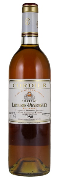 1986 Château Lafaurie-Peyraguey, 750ml