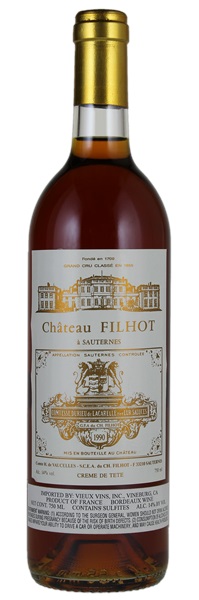1990 Château Filhot Creme de Tete, 750ml