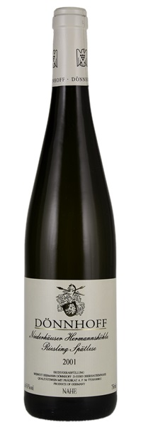 2001 H. Donnhoff Niederhauser Hermannshohle Riesling Spatlese #8, 750ml