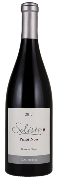 2012 Soliste L'Ambroisie Pinot Noir, 750ml