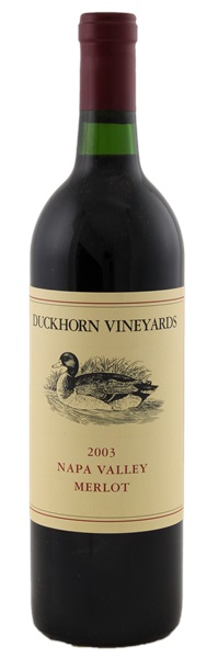 2003 Duckhorn Vineyards Napa Valley Merlot, 750ml