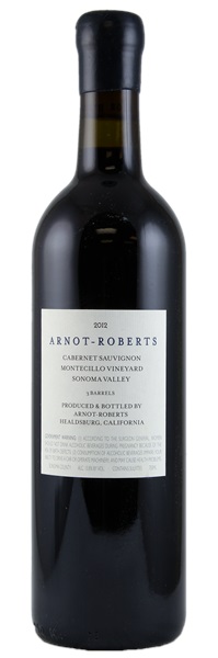 2012 Arnot-Roberts Montecillo Vineyard Cabernet Sauvignon, 750ml