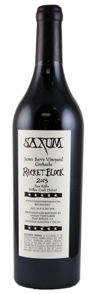 2013 Saxum James Berry Vineyard Rocket Block, 750ml