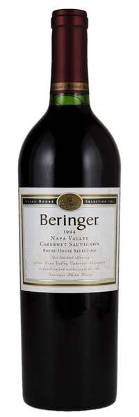 1994 Beringer Rhine House Selection Cabernet Sauvignon, 750ml