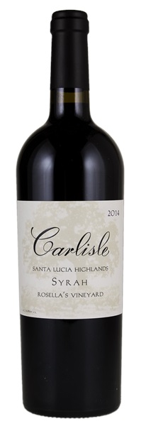 2014 Carlisle Rosella's Vineyard Syrah, 750ml