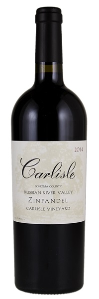 2014 Carlisle Carlisle Vineyard Zinfandel, 750ml