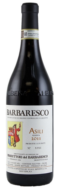 2011 Produttori del Barbaresco Barbaresco Asili Riserva, 750ml