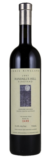 1997 Chris Ringland Randall's Hill Vineyard Shiraz, 750ml