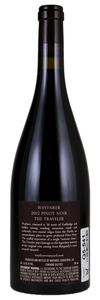 2012 Wayfarer Wayfarer Vineyard The Traveler Pinot Noir, 750ml