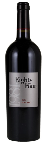 2012 Eighty Four Wines Malbec, 750ml